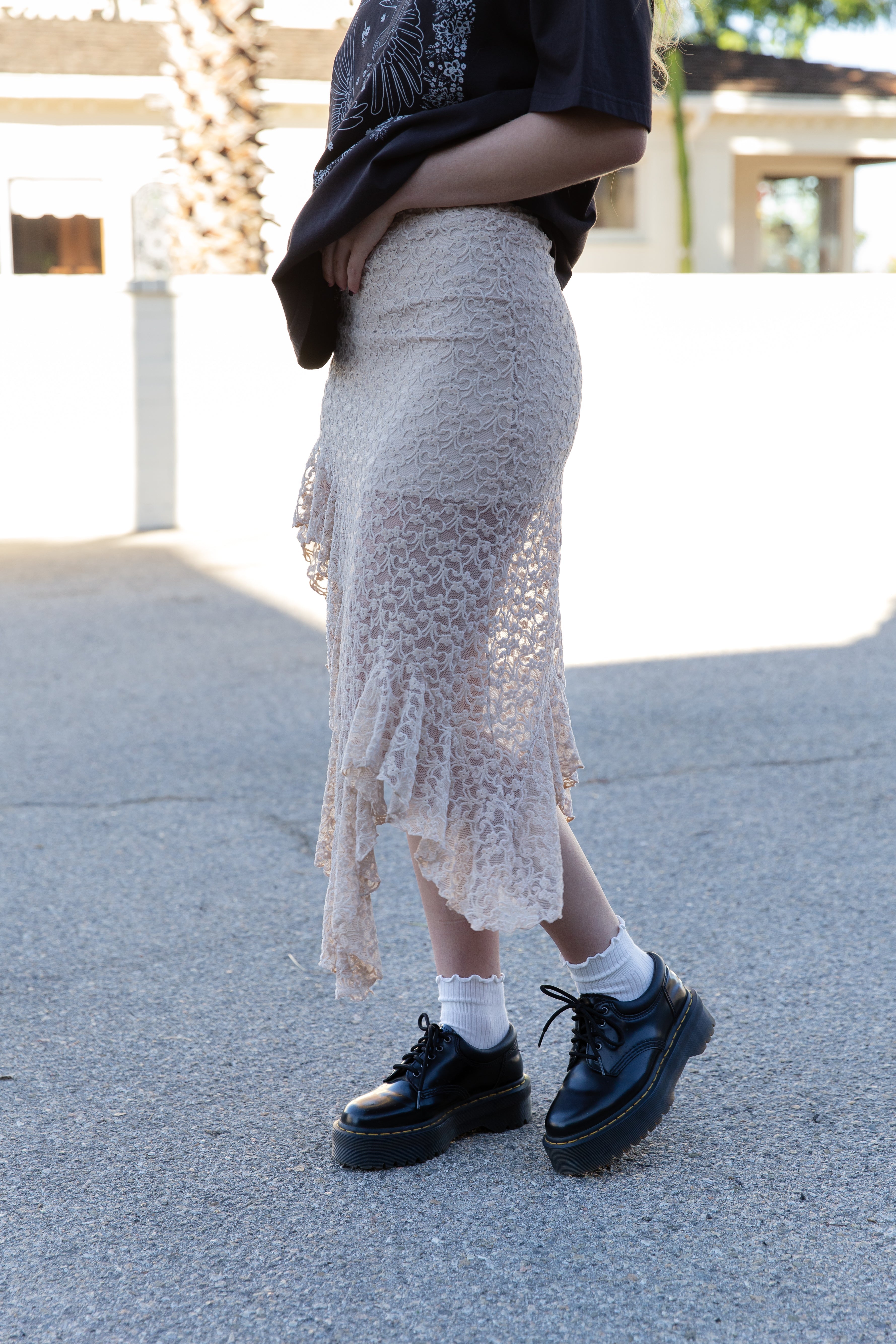 Lace Boho Skirt