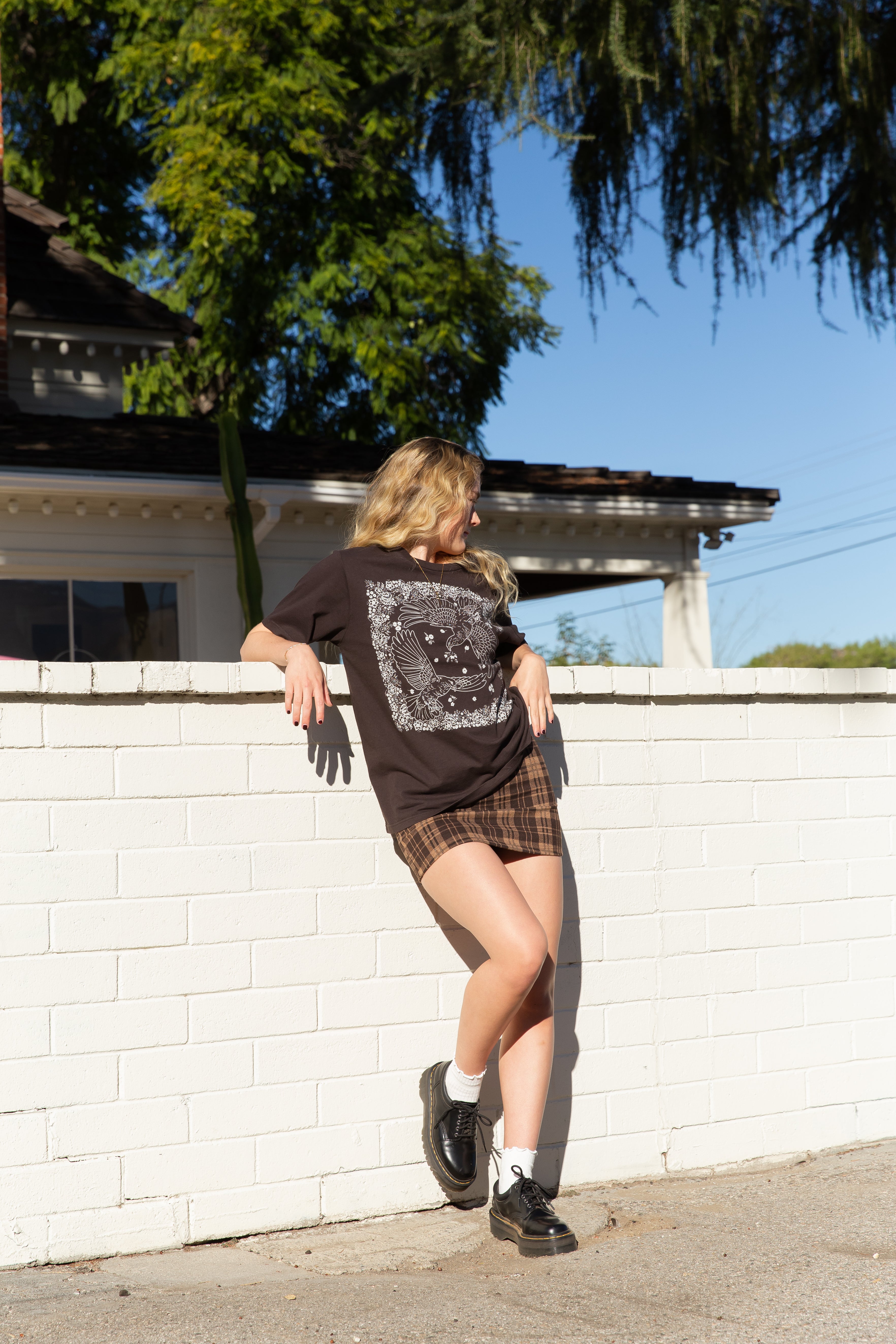 Plaid Mini Skort