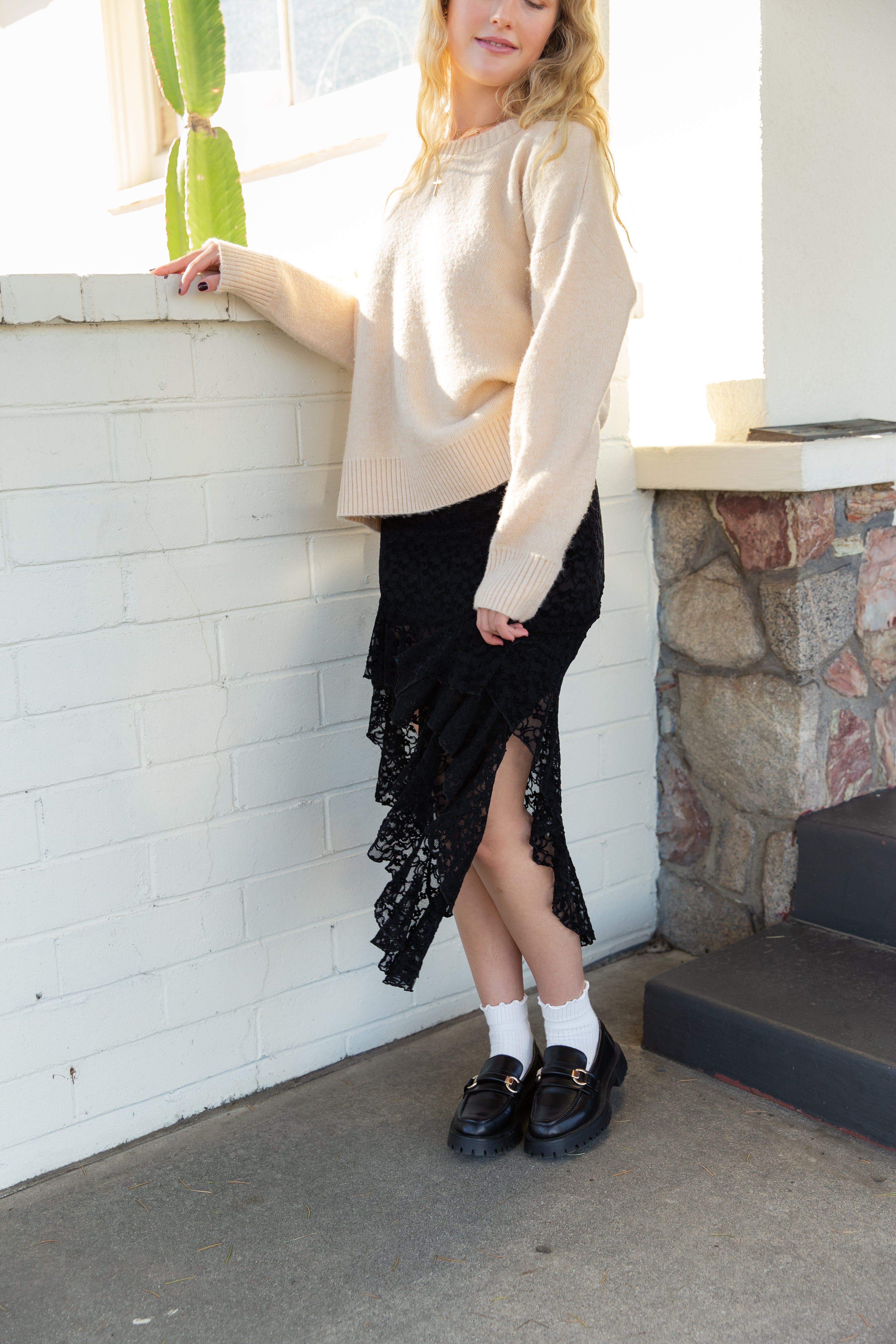 Lace Boho Skirt