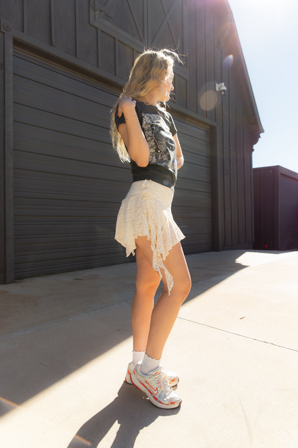 Mixed Media Mini Skort