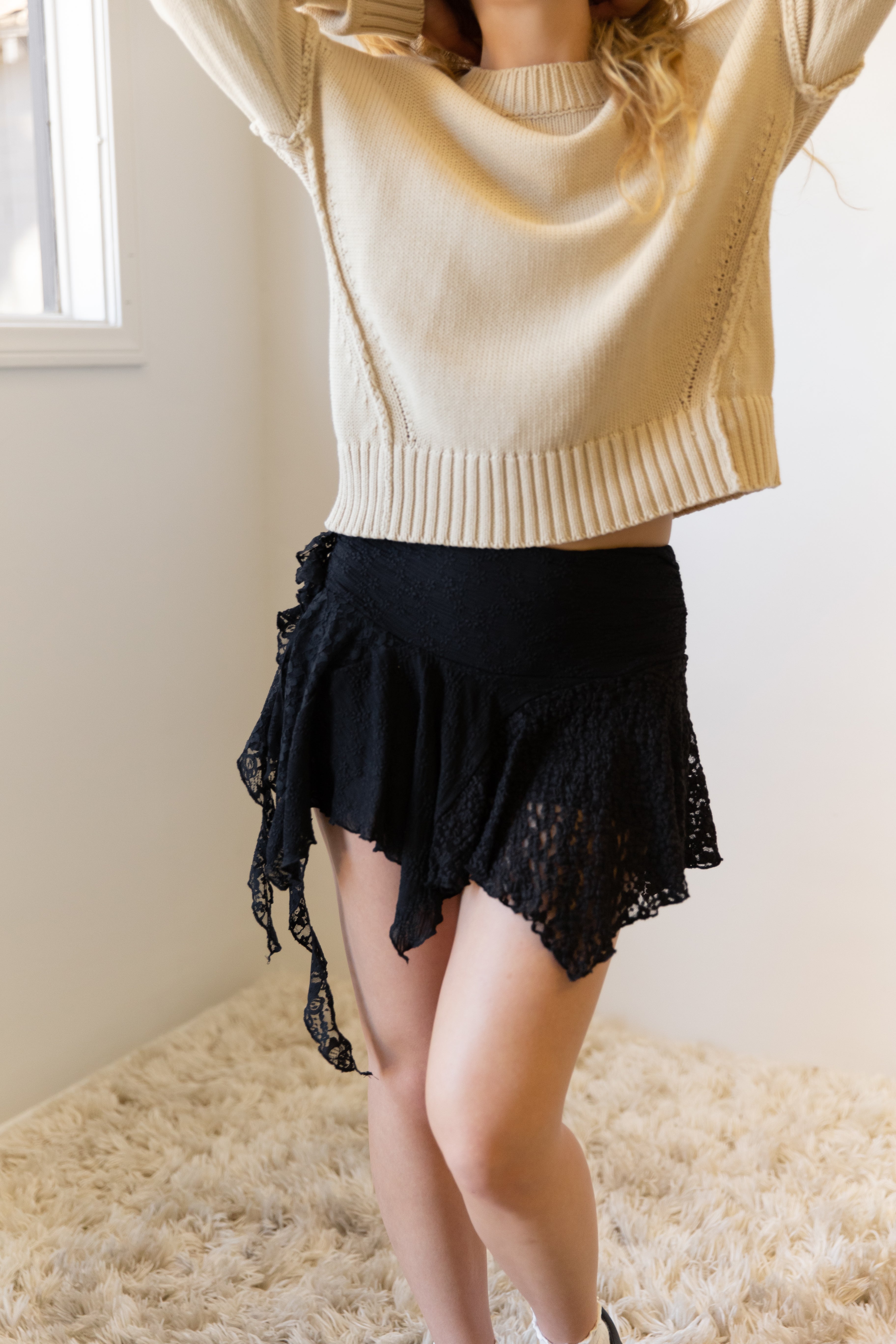 Mixed Media Mini Skort