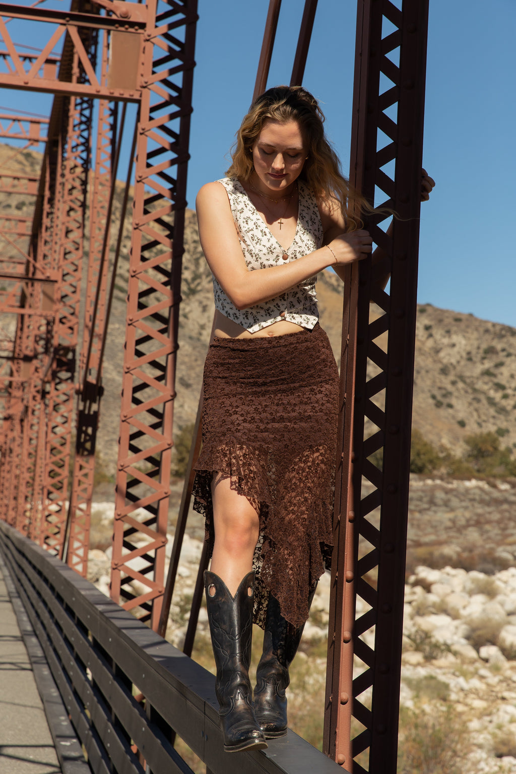 Lace Boho Skirt