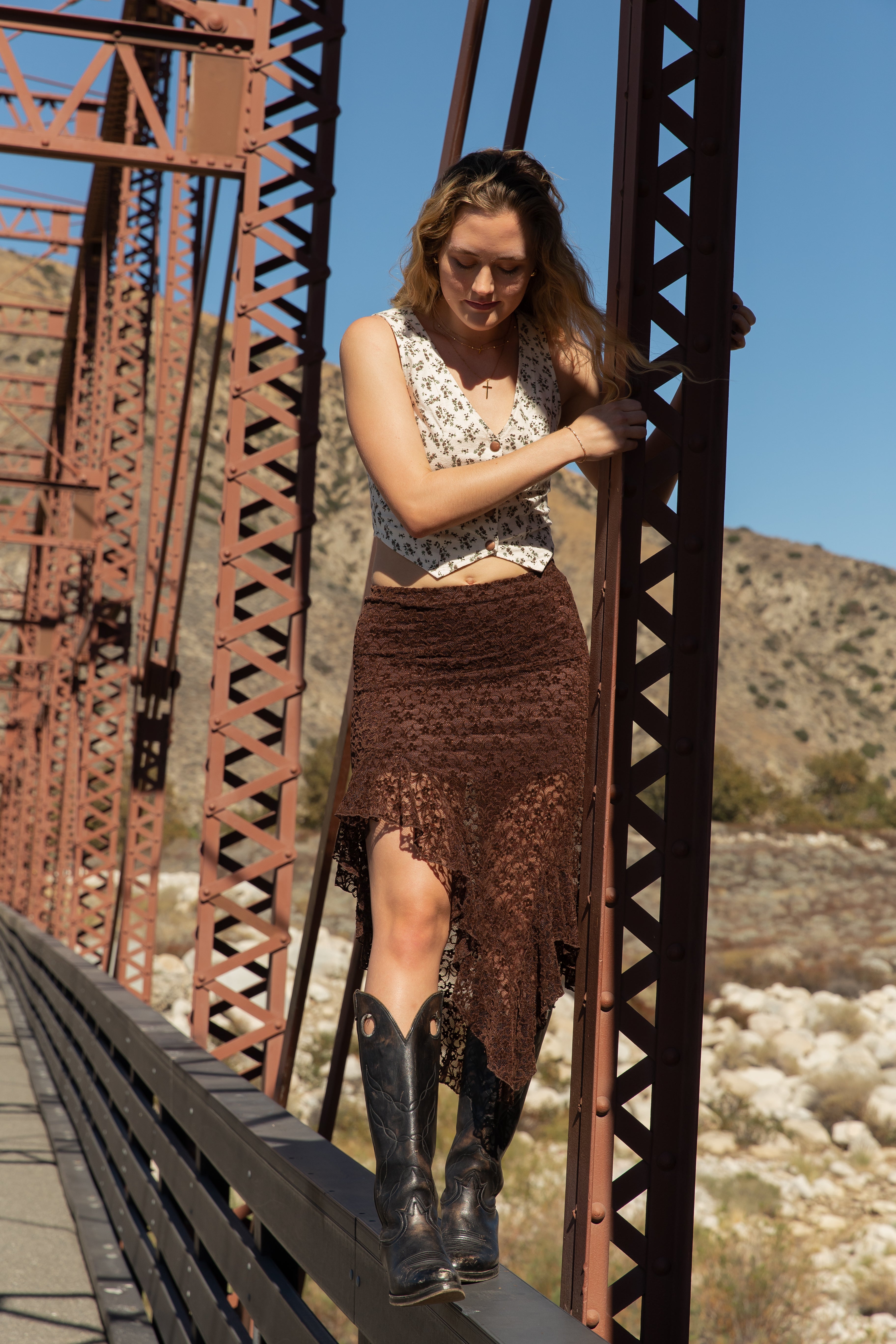 Lace Boho Skirt