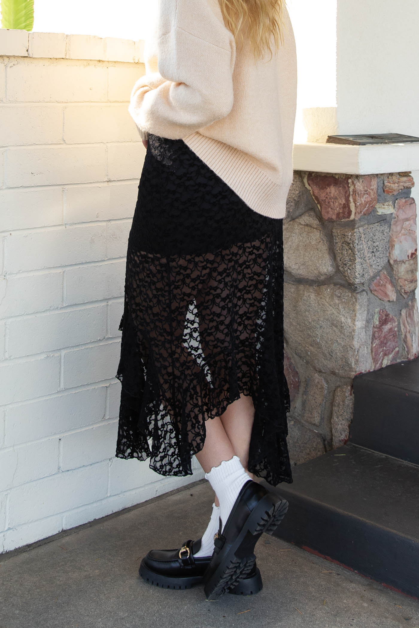 Lace Boho Skirt